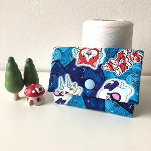Porte-Feuille Enfant Yokai Watch //Tissu Japonais//Cadeau Enfant