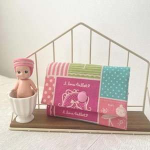 Cartera de niña bailarina en lino y algodón japonés // Regalo infantil // Me encanta el ballet