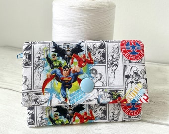 Boy's favourite Comics Superheroes Children Card Wallet//Boys Wallet//Gift for boys