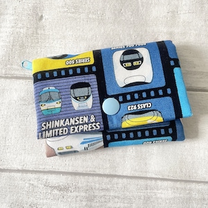 Speed Train ShinKanSen Series Blue Card Wallet/Geldbörse für Jungen/Geschenk für Jungen