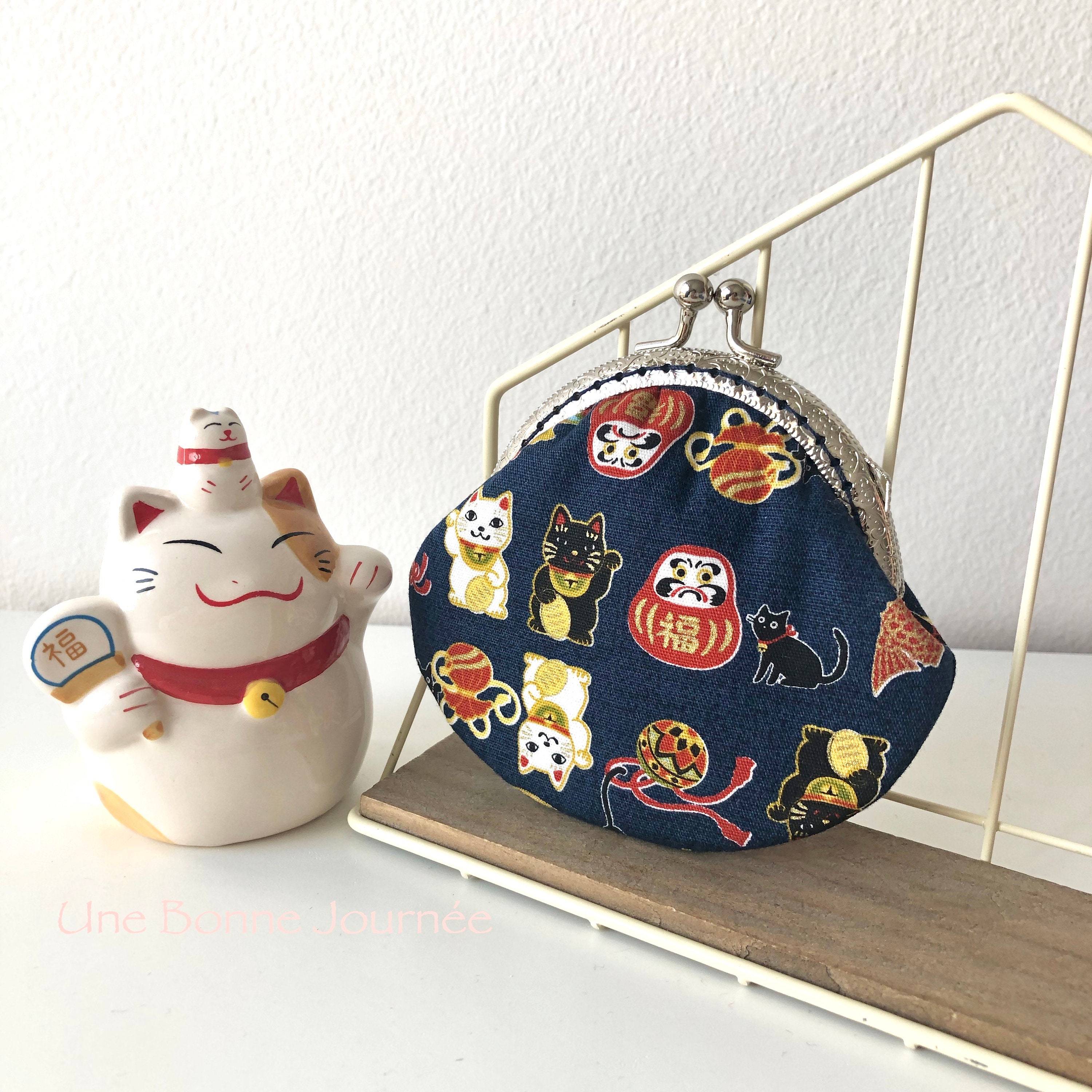 Swimmer Japanese brand cat face Purse used in good... - Depop