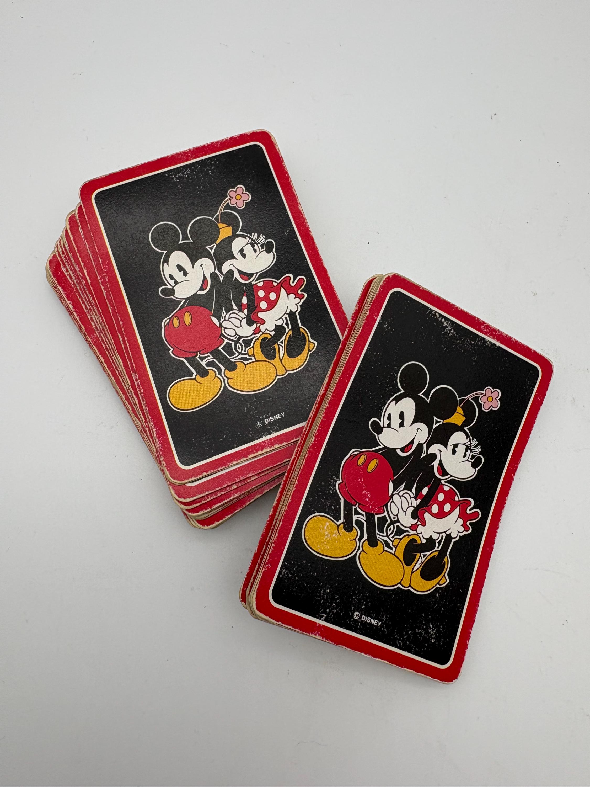 Mickey Mouse Playing Cards Vintage - Etsy