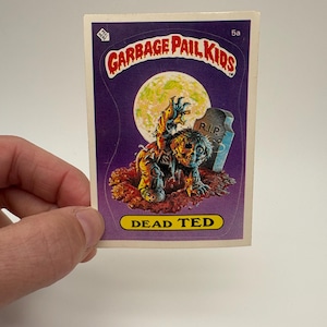 Garbage Pail Kids Dead Ted 1980s Trading Card
