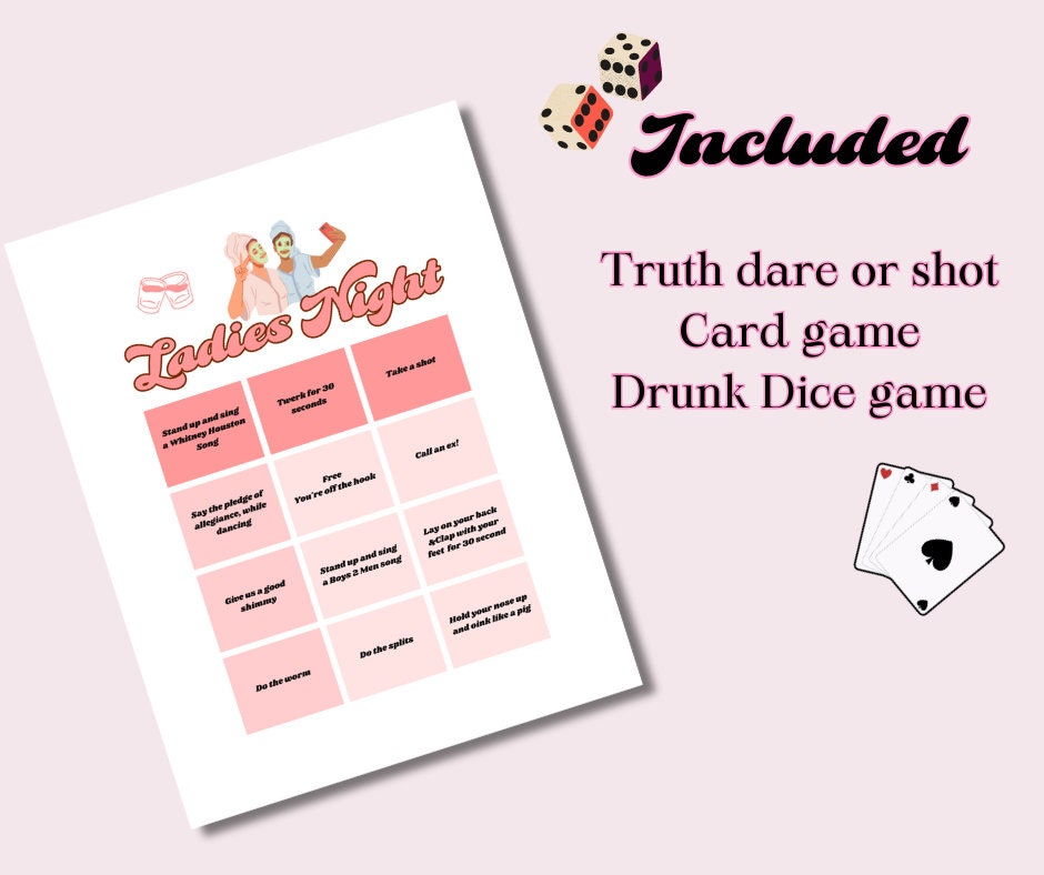 Ladies Night Game Night Printable Games - Etsy