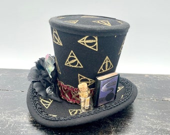 Mini Top Hat, Mini Wizard Hat, Wizard School Hat, Tea Party Hat