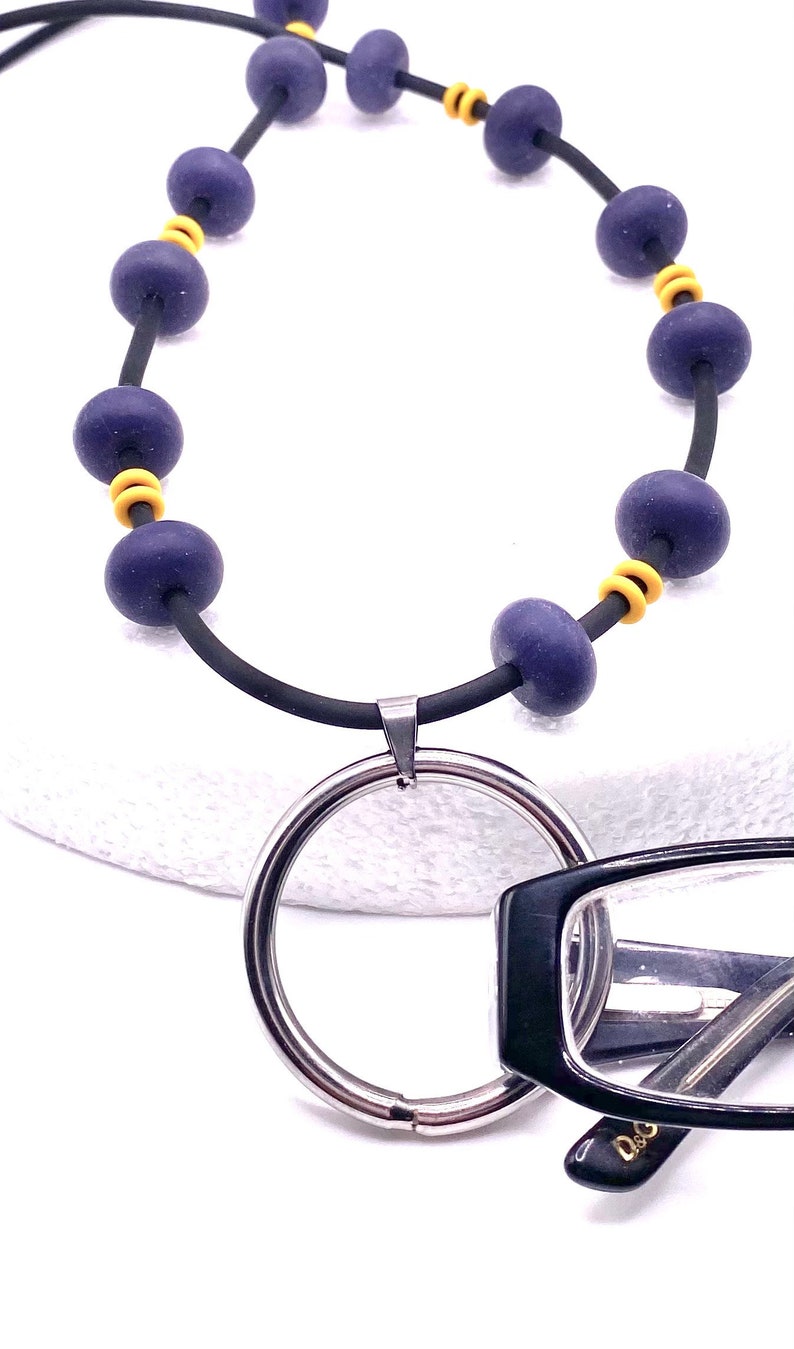Contemporary Eyeglass Loop Holder Necklace, Eyewear Accessories