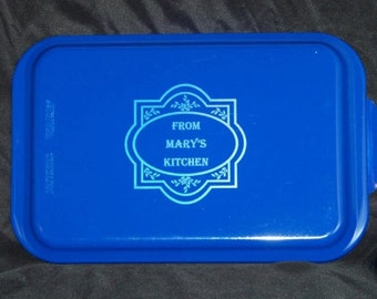 Blue - 9x13 Personalized Engraved Cake Pan