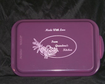 Purple - 9x13 Personalized Engraved Cake Pan