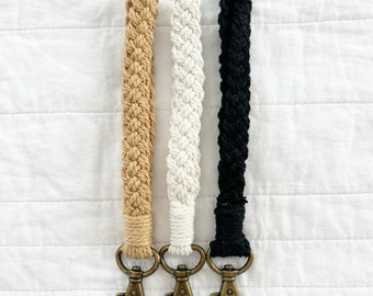 Braided Macrame Wristlet