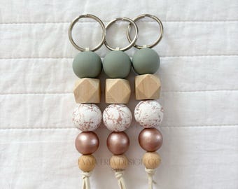 Rosey Sage Keychain