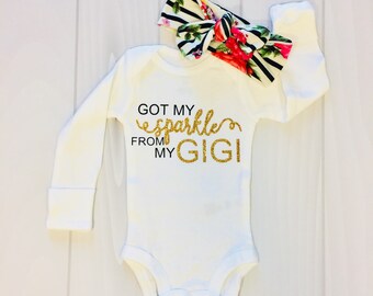 i love my gigi onesie