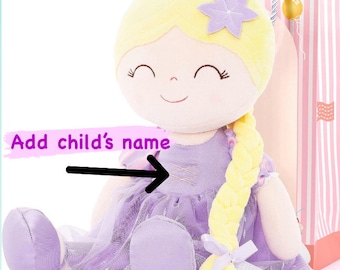 Personalized Rag Doll | Soft Plush Doll, Baby Shower Gift
