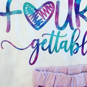 4th Birthday Girl Outfit Unfourgettable Shirt | Fourth Birthday Shirt Girl | 4 Year Old Birthday Outfit | Personalized Birthday Girl Shirt Bild 2