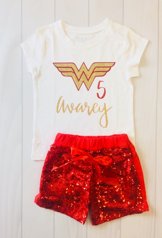 wonder woman birthday shirt