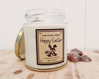 Happy Easter Soy Candle, Easter Candle, Scented Soy Candles, Easter Gifts, Caramel Scented Candle, Soy Candles, Sweet Scent, Bakery Scent