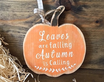 Pumpkin Decor, Rustic Fall Decor, Autumn Decor, Halloween Decor, Rustic Wood Sign, Fall Gift Ideas