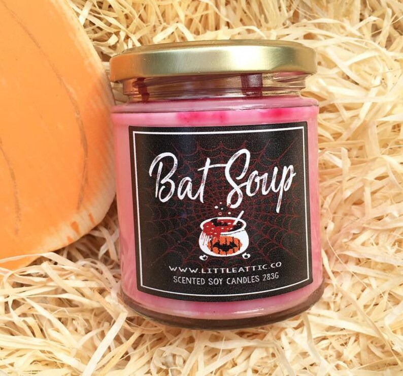 Halloween Candles Scented Soy Candle Halloween Decor Etsy