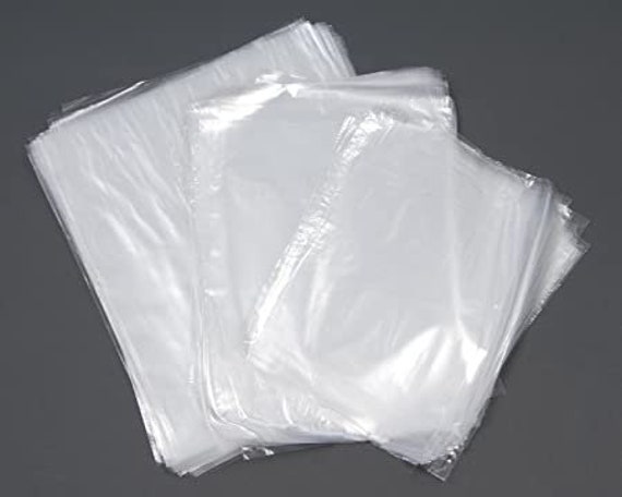 Plastic Grip Seal Clear Poly Bags Resealable Zip Lock - Small, Medium &  Large
