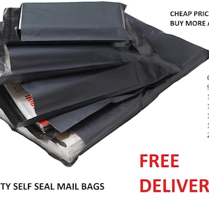 Mailing Bags Grey Strong Postal Postage Post Mail Self Seal All Sizes Small Medium Large Cheap