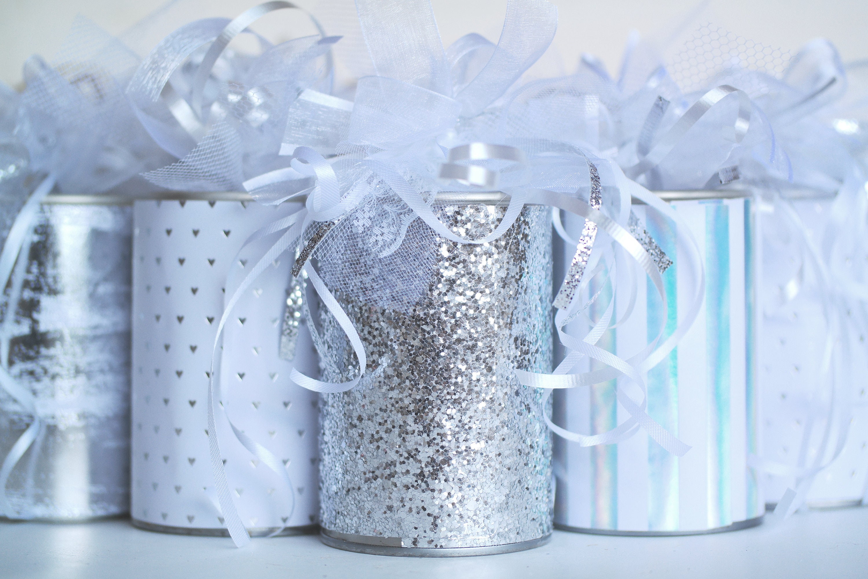 Wedding Car Tin Cans Just Married Decorated Getaway Silver | Etsy Wedding Car Tin Cans Just Married Decorated Getaway Silver | Etsy