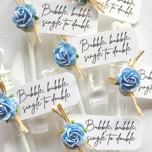 Customized Wedding Send Off Bubbles – Mini Bubble Wands for Wedding Exit - Bubble Tubes Wedding Favors for Guests