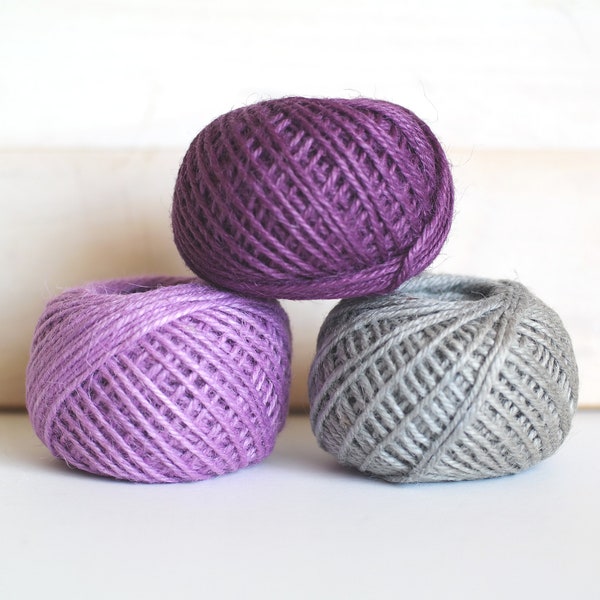 Jute Twine Rope String, Colored Natural Hemp Cord