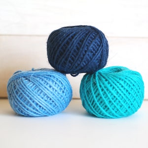 Jute Twine Rope String, Colored Natural Hemp Cord