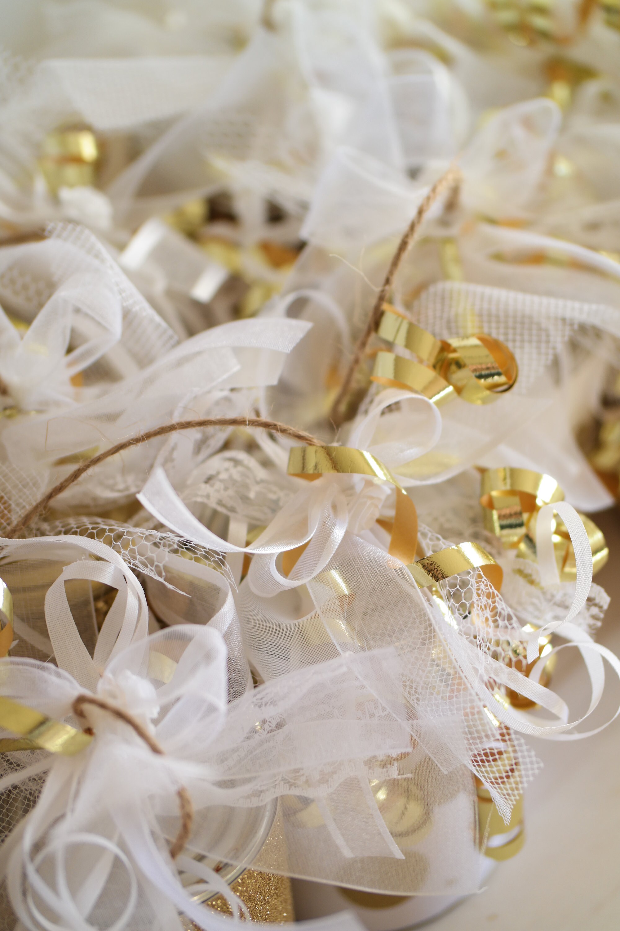 Wedding Car Cans Just Married Decorated Getaway Gold Car | Etsy