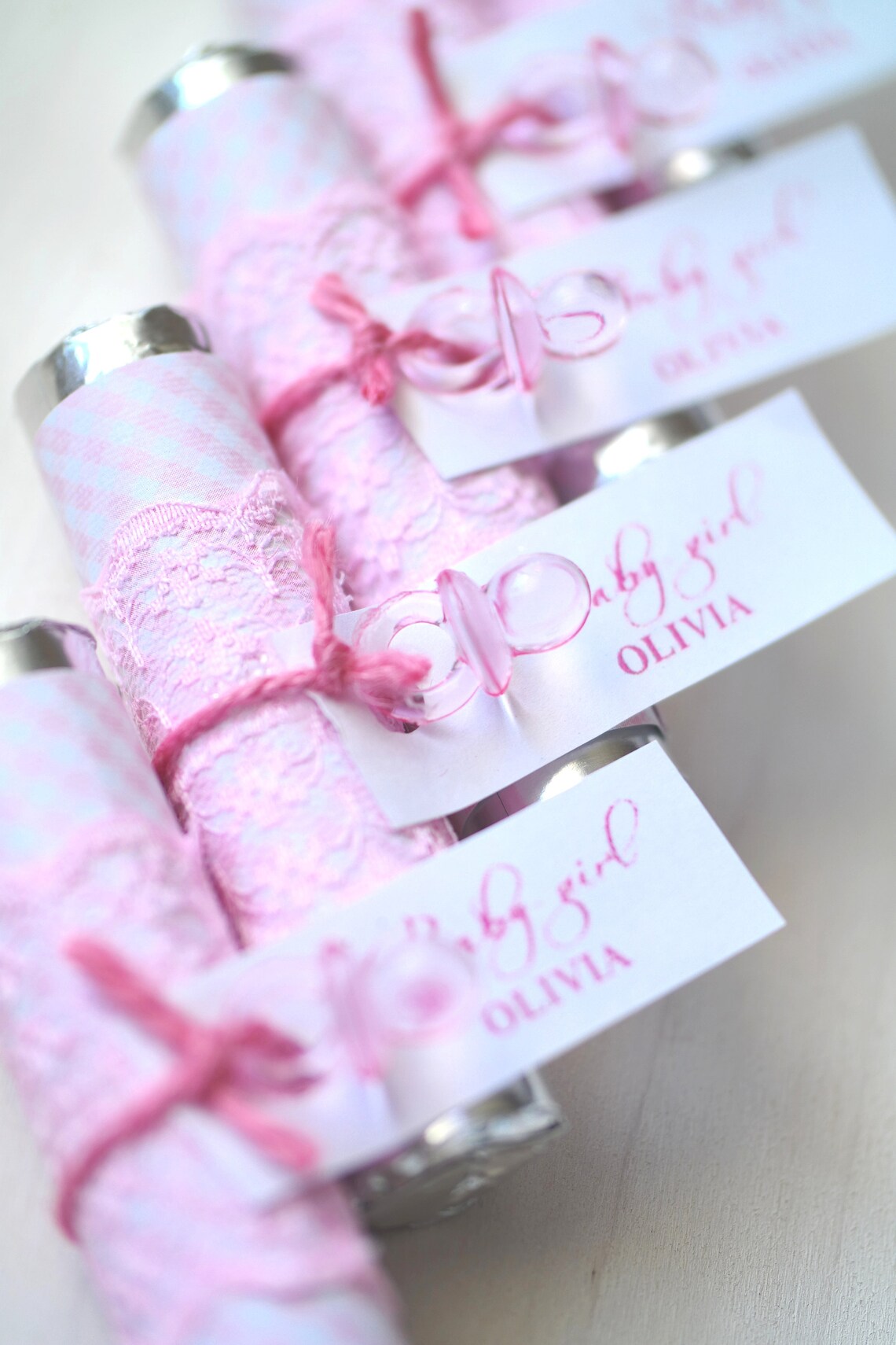 Girl Baby Shower Favors Baby Girl Thank You Guest Gift Baby Etsy