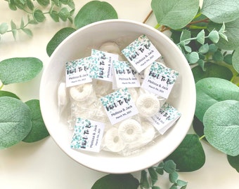 Mint To Be Wedding Favors, Wedding Favors for Guests in Bulk, Eucalyptus Print, Wedding Souvenir