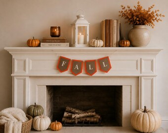Fall Banner - Thanksgiving Decoration - Thankful Sign - Give Thanks Banner