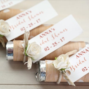 Bridal Shower Party Favors, Rustic Wedding Thank You Guest Gift