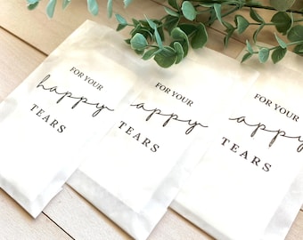 For Your Happy Tears Vintage Boho Handkerchief Cards
