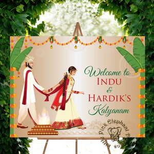 South Indian Signs in Kalyanam Signs, Tamil Welcome sign & Telugu Wedding signs Indian, Tamil Wedding signs Kalyanam as Telugu Welcome signs