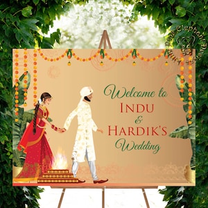 South Indian Signs Wedding, Welcome Tamil Wedding signs as South Indian Wedding signs, South Indian Welcome Signs as Kalyanam Welcome signs