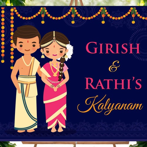 Kalyanam Welcome Signs Indian Welcome Tamil Sign & Welcome - Etsy Kalyanam Welcome Signs Indian Welcome Tamil Sign & Welcome - Etsy