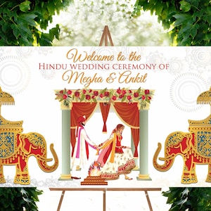 Indian wedding signs in Hindu wedding welcome signs, hindu welcome board &wedding posters indian, welcome to hindu wedding sign. Desi signs