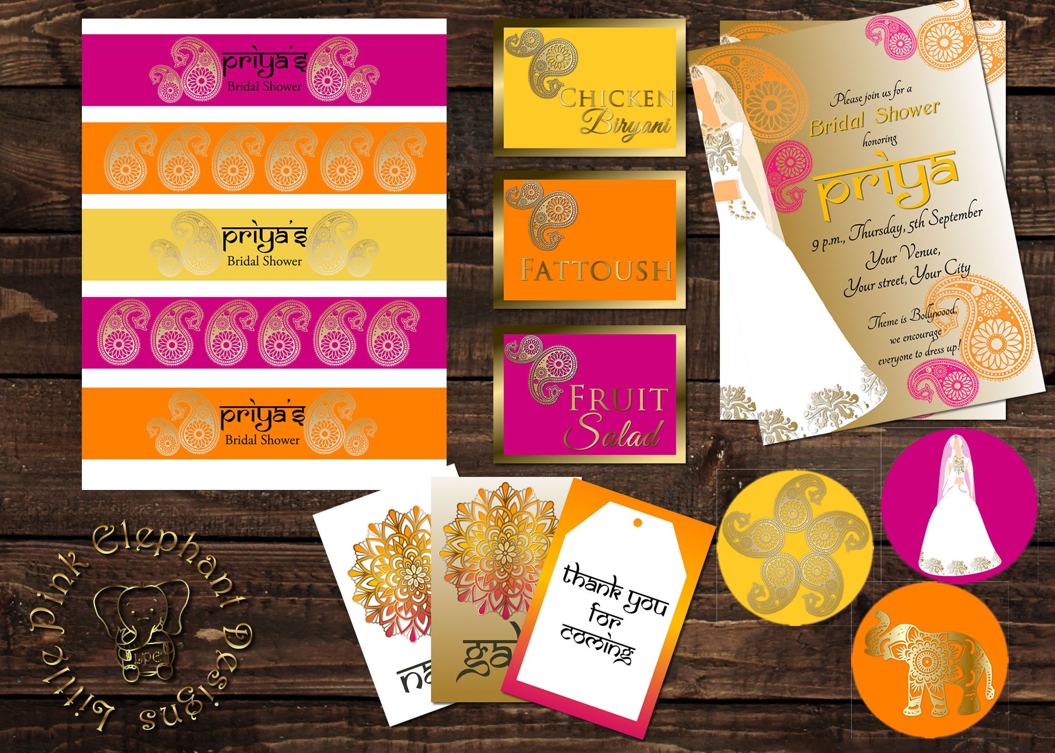 Indian party decorations set party decor suite party package Etsy