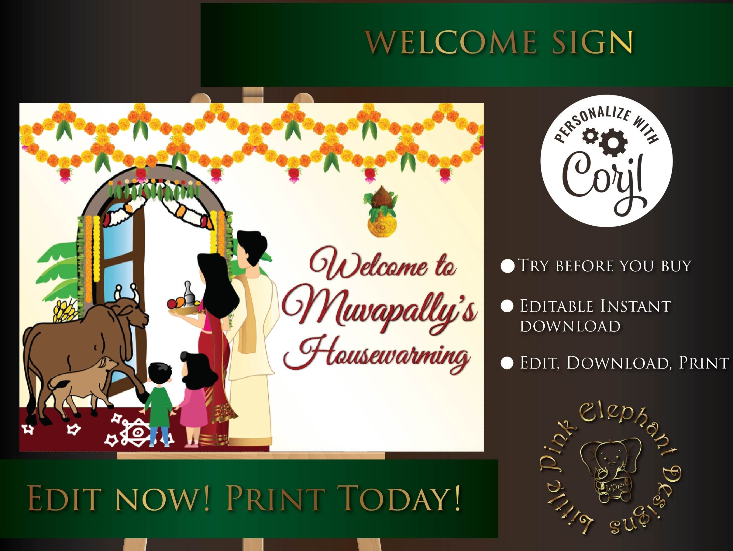 Housewarming Board as Grihapravesh Sign House Etsy