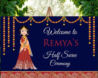 Half Saree Ceremony Etsy Half Saree Ceremony Etsy
