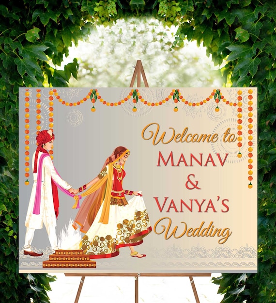 Buy Signs for Hindu Wedding as Indian Wedding Poster Desi Wedding Online in  India - Etsy