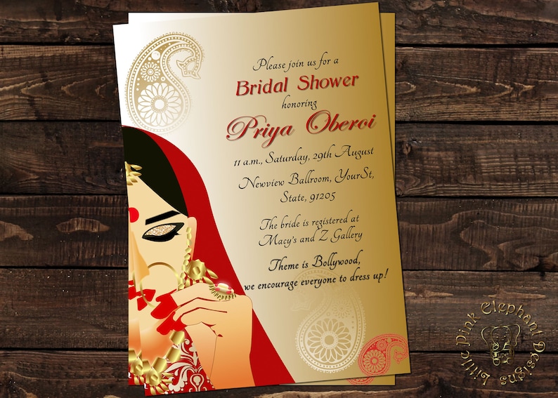 Dholki Invitation Mehndi Invitations Indian Invitations Indian Etsy