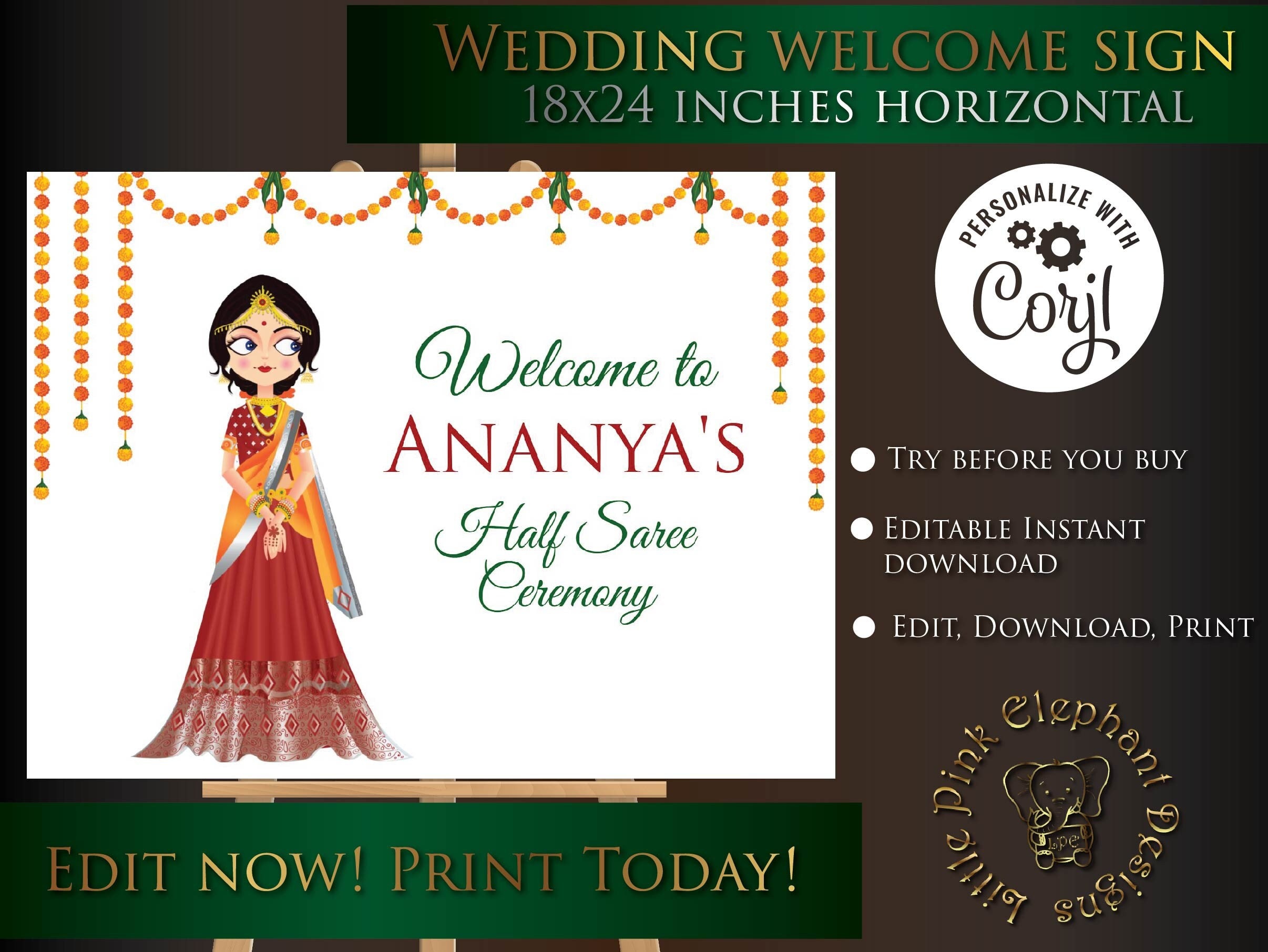 Half Saree Function Sign Half Saree Ceremony Welcome Sign Etsy Half Saree Function Sign Half Saree Ceremony Welcome Sign Etsy