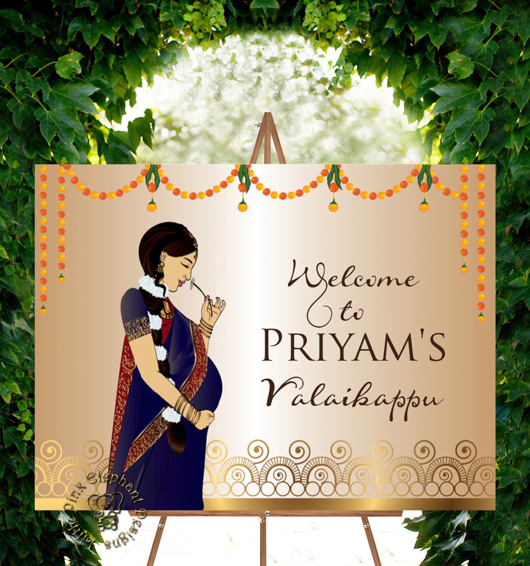 Seemantham Sign in Godh Bharai Signs Seemantham Decor Etsy Canada