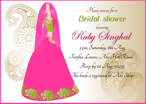 Mehndi Invitation Sangeet Invitation Mehendi Invitation Etsy