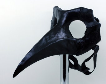 Black Bone Plague Doctor mask