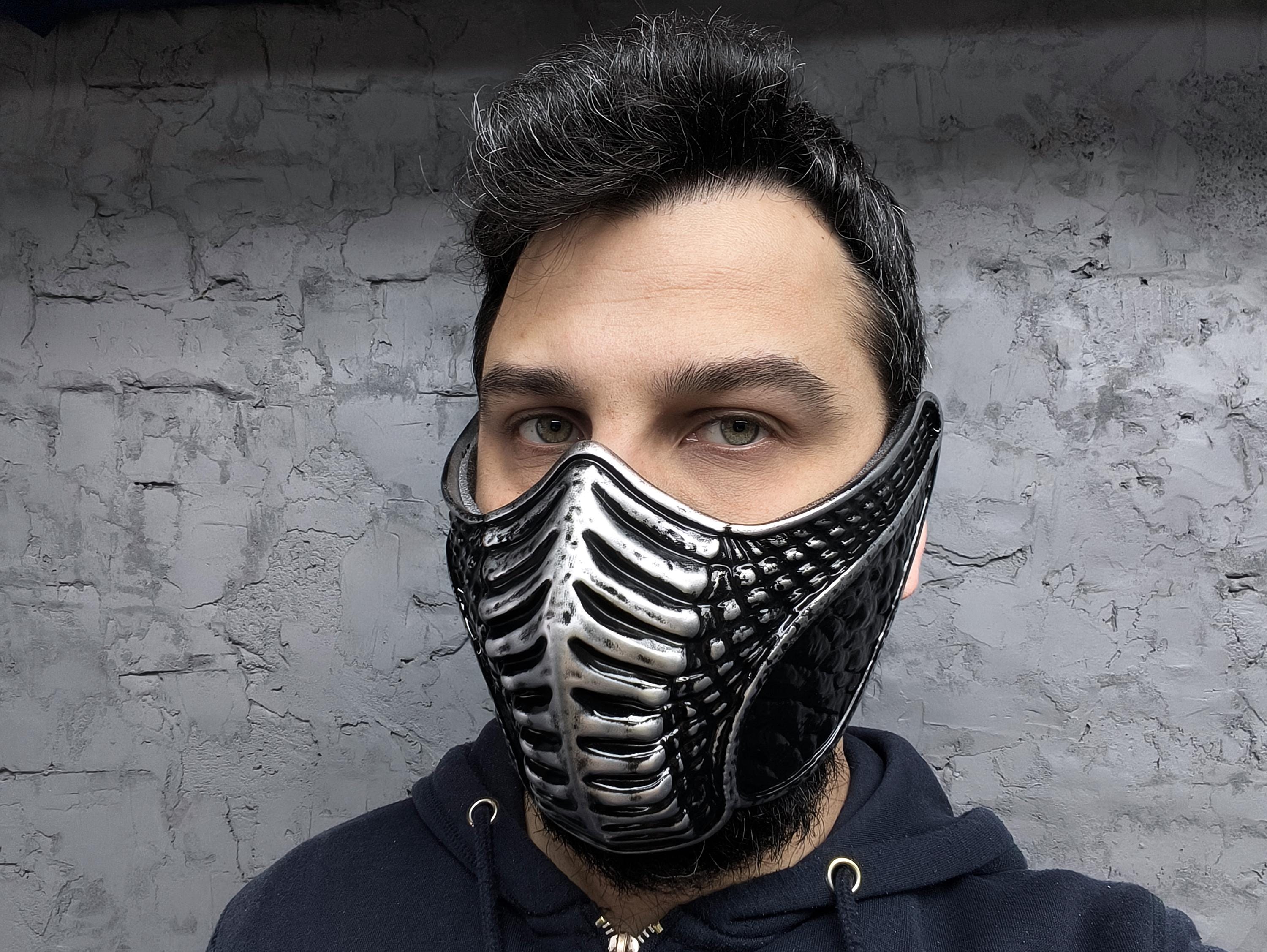 Noob Saibot Mask Bi-han Mortal Kombat 2 Movie Inspired - Etsy