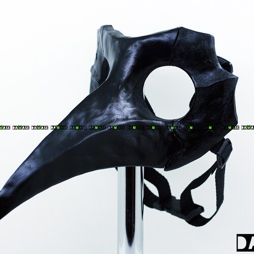 Black bone Plague doctor mask for Halloween