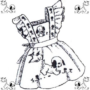 Child&#39;s Pinafore Pattern Sizes 2, 4 & 6