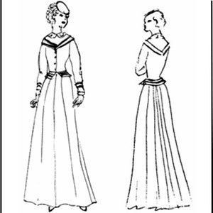 5.5" Doll Clothes Vintage Sewing Pattern